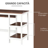 immagine-6-easycomfort-easycomfort-scrivania-ufficio-con-2-mensole-in-legno-casa-e-studio-noce-e-bianco-ean-8054144132204