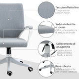 immagine-6-easycomfort-easycomfort-sedia-da-ufficio-ergonomica-altezza-regolabile-e-funzione-dondolo-poltrona-girevole-con-ruote-62x69x92-100cm-grigio-bianco