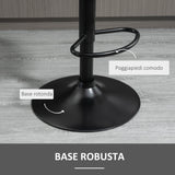 easycomfort easycomfort set 2 sgabelli da bar ad altezza regolabile con seduta ergonomica e poggiapiedi sgabelli alti in effetto velluto e metallo 47x51 5x92 114 cm grigio