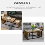 immagine-6-easycomfort-easycomfort-set-di-2-tavolini-da-salotto-impilabili-e-salvaspazio-in-stile-industriale-legno-mdf-e-metallo-marrone-e-nero