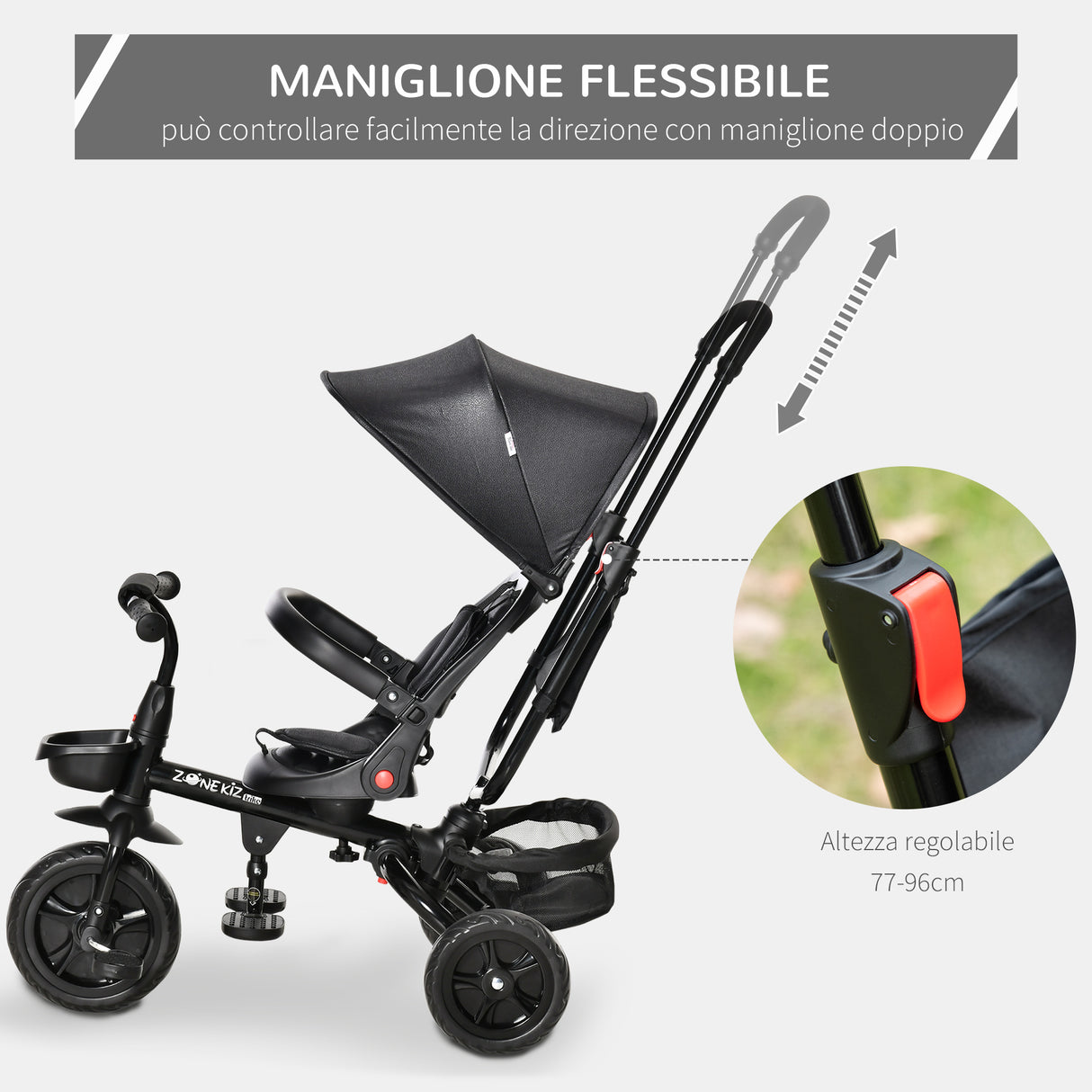 immagine-6-easycomfort-easycomfort-triciclo-passeggino-con-maniglione-pieghevole-per-bambini-da-1-5-anni-111-5x52x98cm-nero