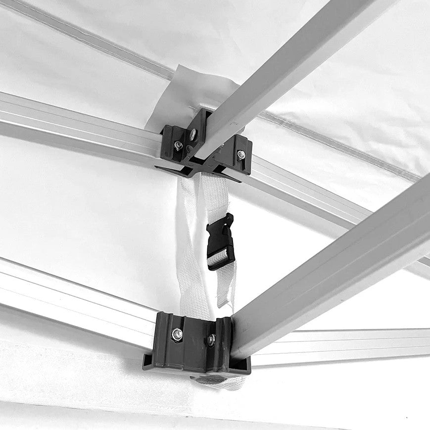 divina garden gazebo richiudibile professionale market pro 3x3 struttura in alluminio esagonale impermeabile bianco ean 8056157808855