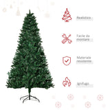 immagine-7-easycomfort-easycomfort-albero-di-natale-210cm-artificiale-pieghevole-con-base-rimovibile-1046-rami-in-pvc-e-acciaio-verde