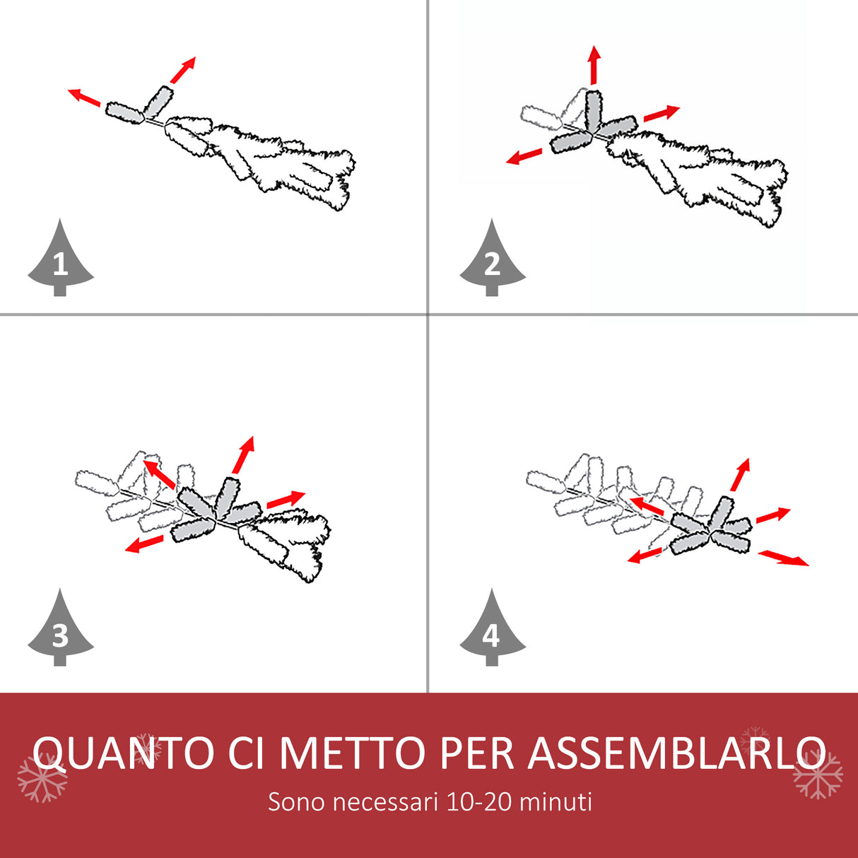 immagine-7-easycomfort-easycomfort-albero-di-natale-artificiale-con-luci-led-colorate-e-fibre-ottiche-90-rami-base-in-metallo-pieghevole-90cm-bianco