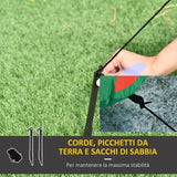 easycomfort easycomfort albero di natale bianco gonfiabile 245cm gigante e impermeabile con luci a led decorazione natalizia per esterni