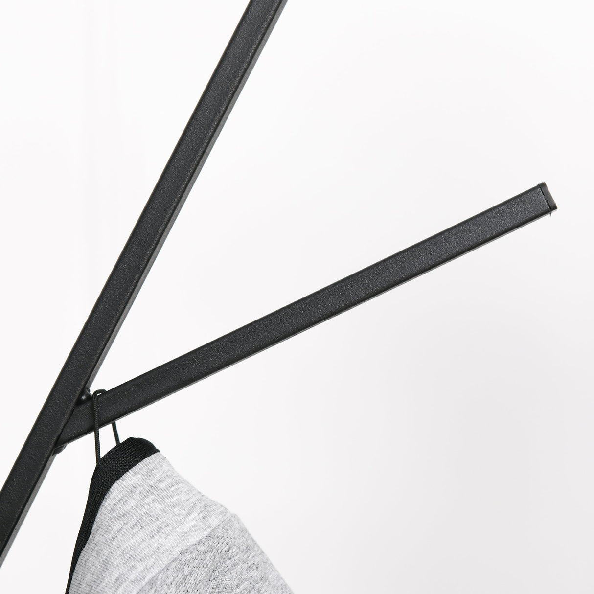 easycomfort easycomfort appendiabiti da terra verticale moderno per ingresso 45x45x180cm nero ean 8054111840163