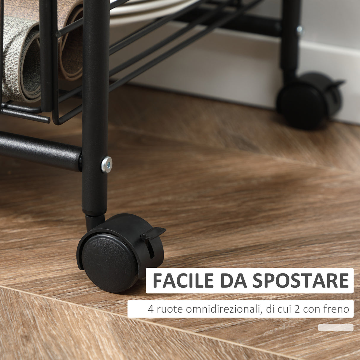 immagine-7-easycomfort-easycomfort-carrello-da-cucina-portavivande-stile-industriale-con-4-ruote-2-cestini-e-4-ganci-60x38x85-5cm-marronenero