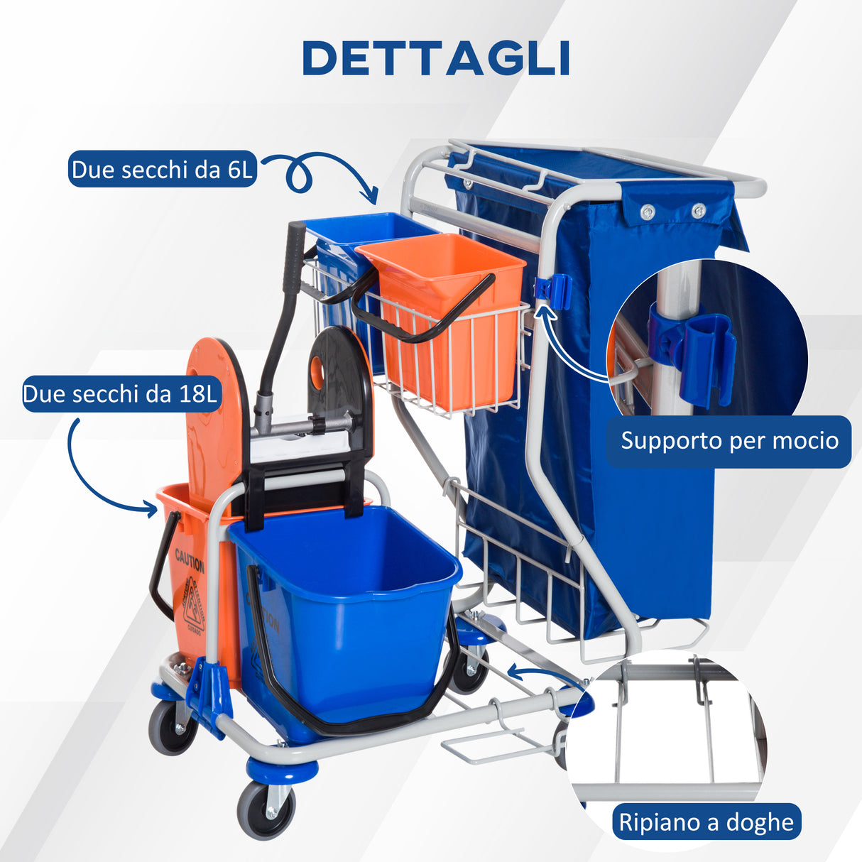 immagine-7-easycomfort-easycomfort-carrello-pulizie-professionale-con-4-secchi-18l6l-sacco-spazzatura-impermeabile-blu-e-arancione-93x70x97cm-ean-8054144139395