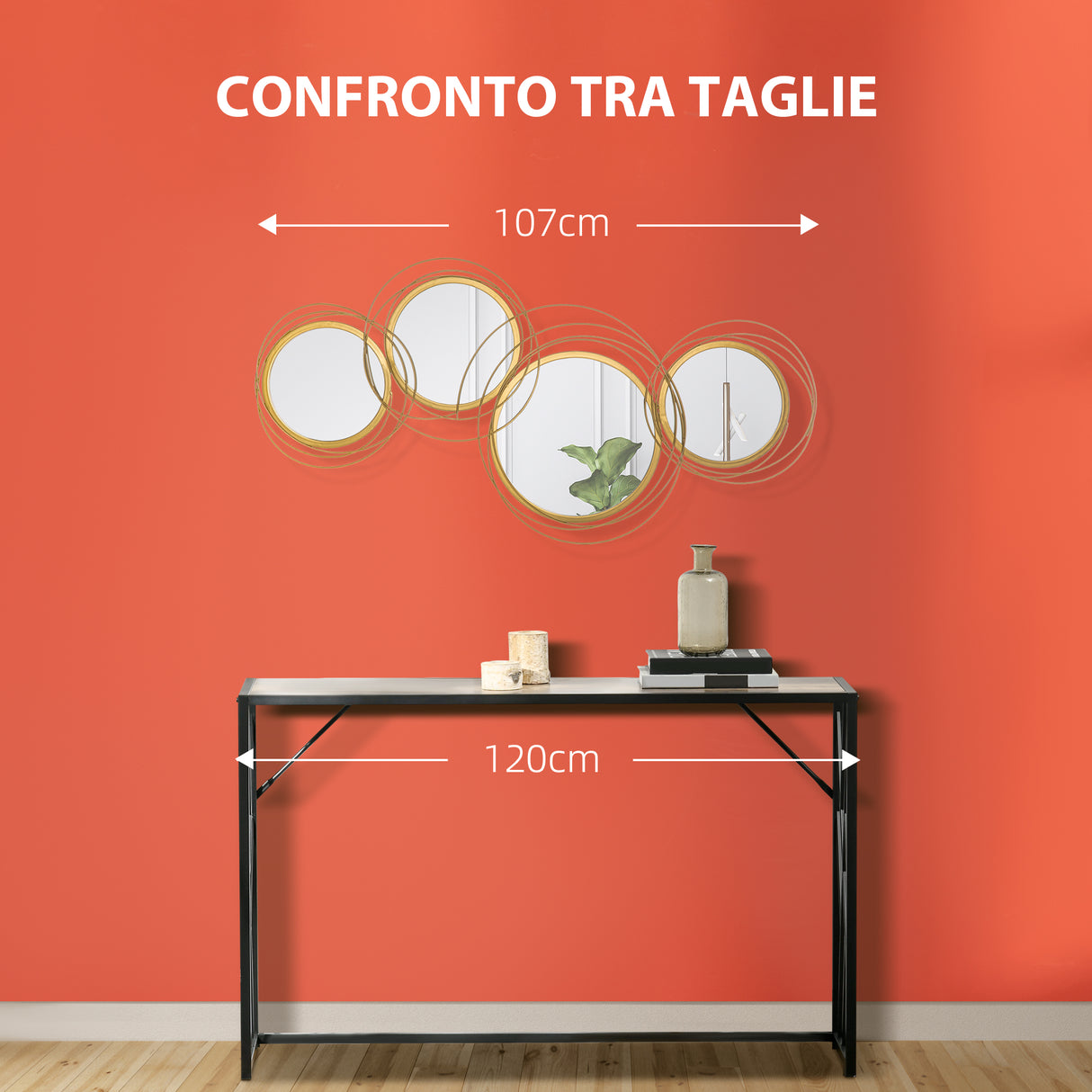 immagine-7-easycomfort-easycomfort-decorazione-murale-3d-in-metallo-wall-art-a-cerchi-con-specchi-107x56cm-oro