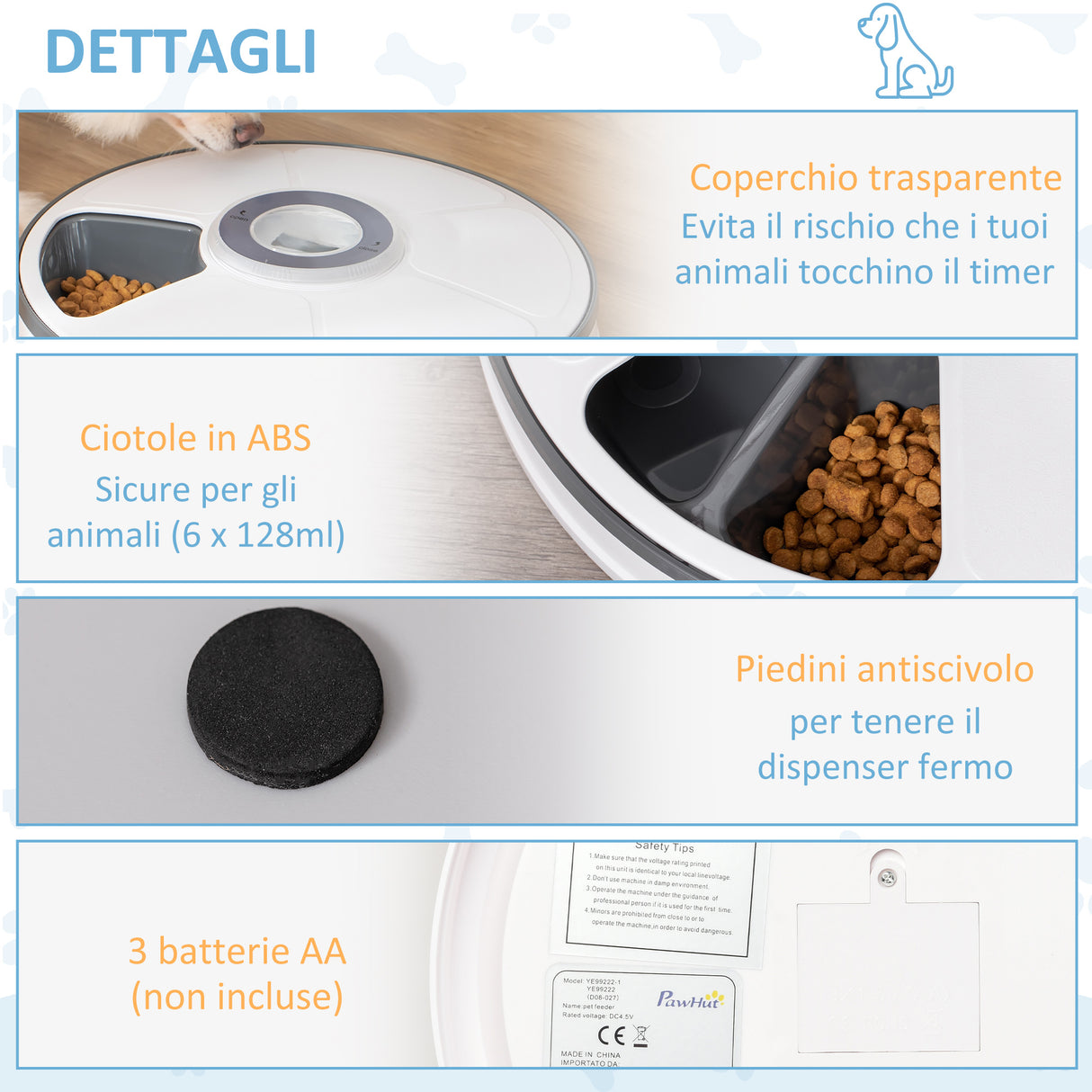 immagine-7-easycomfort-easycomfort-distributore-automatico-cibo-cani-e-gatti-6-pasti-ciotole-con-timer-e-display-led-a-batterie-dispenser-cibo-per-piccoli-animali-con-musica