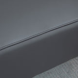 easycomfort easycomfort divano 2 posti convertibile in divano letto singolo con braccioli regolabili 164x71x75cm