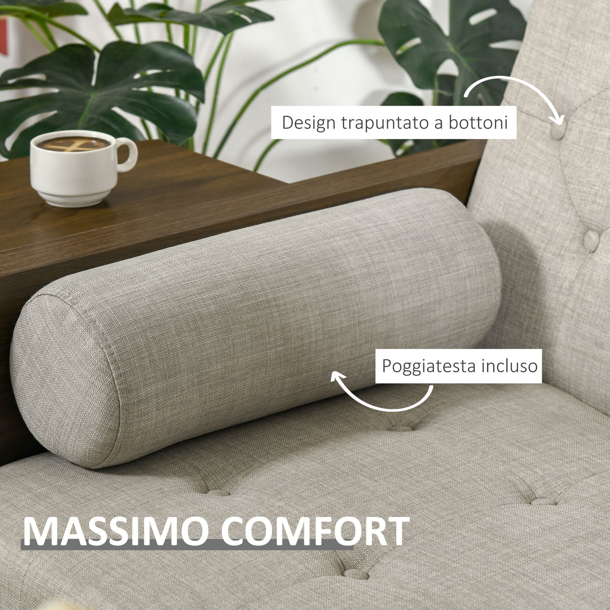 easycomfort easycomfort divano letto singolo con mensole laterali seduta 3 posti e schienale 3 reclinazioni 200x88x89cm