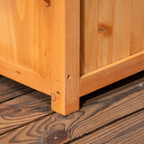 easycomfort easycomfort fioriera da esterno a fondo cavo in abete marrone con arco decorativo e grate per rampicanti 83x36x152 cm