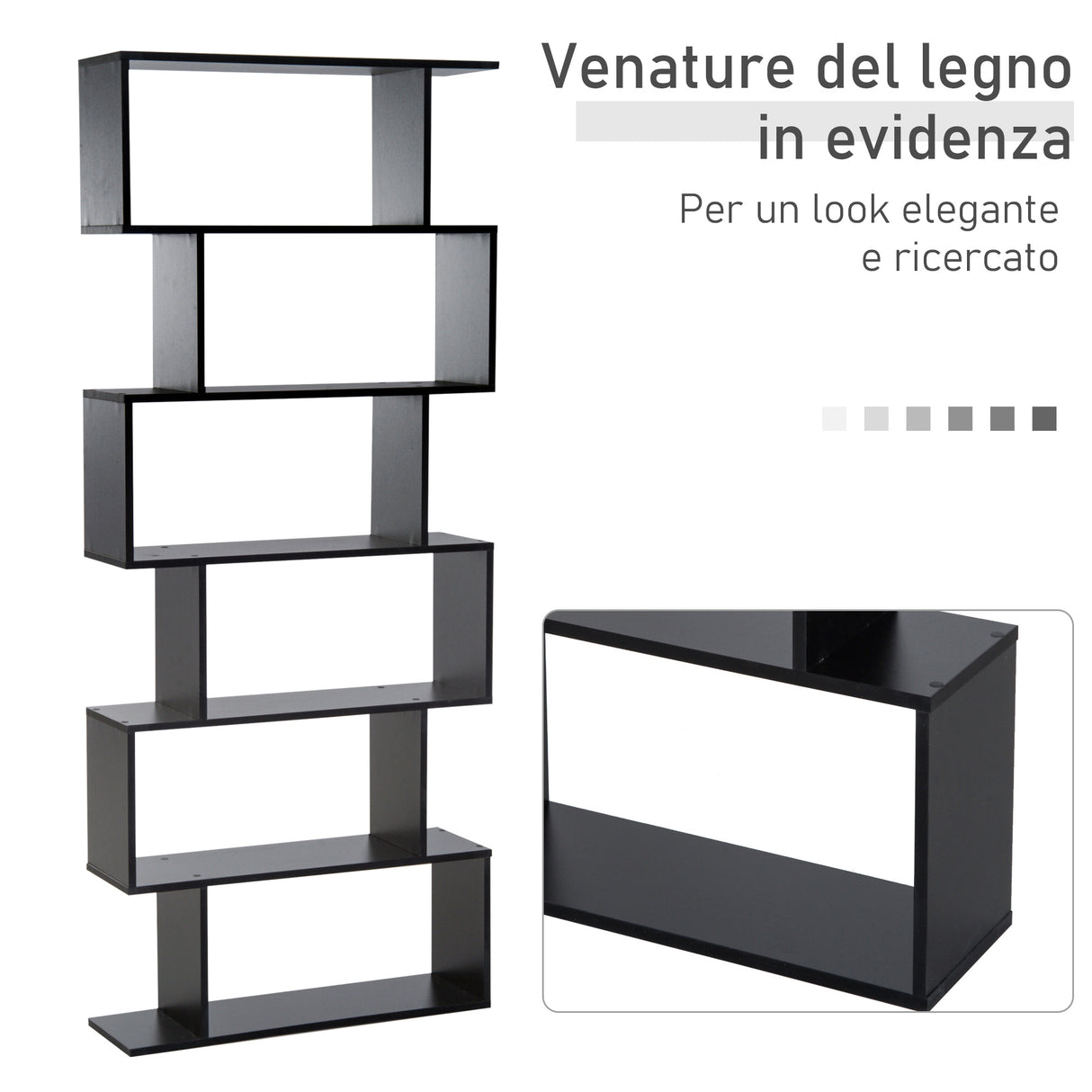 immagine-7-easycomfort-easycomfort-libreria-legno-design-moderno-con-6-ripiani-80-23-192cm-nero-ean-8054111849937