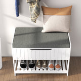 easycomfort easycomfort mobile appendiabiti a muro con panca scarpiera per ingresso e corridoio 80x20x40 cm bianco
