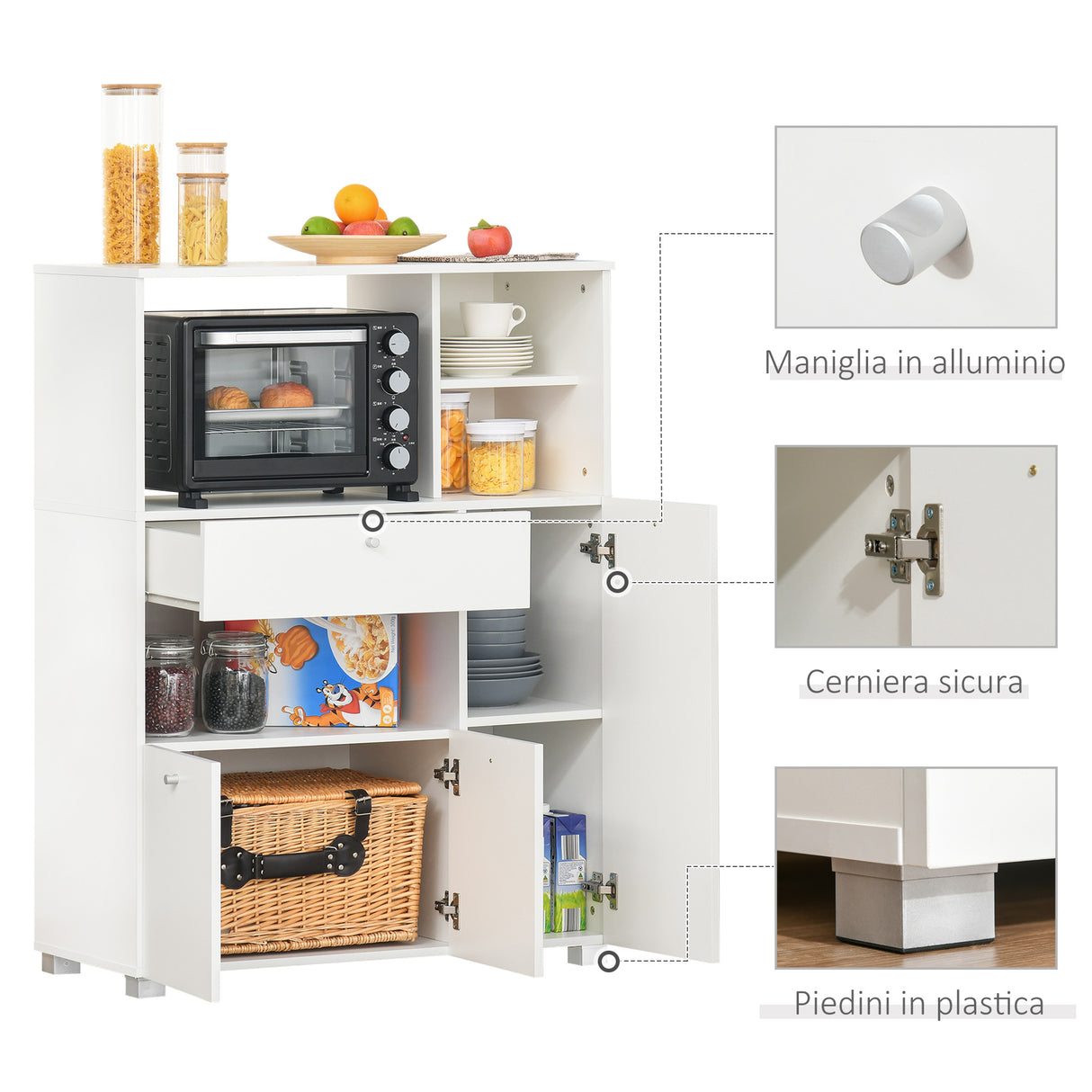 immagine-7-easycomfort-easycomfort-mobile-cucina-per-microonde-con-armadietti-mensole-e-cassetto-credenza-moderna-in-legno-90x40x120cm-bianco