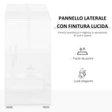 easycomfort easycomfort mobiletto 2 cassetti e 2 ante apertura a pressione mobile con 2 cassetti e 2 ante per casa e ufficio 79x36x74cm grigio chiaro e bianco ean 8054111846233