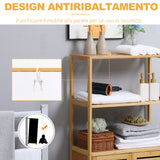 immagine-7-easycomfort-easycomfort-mobiletto-bagno-con-2-ripiani-aperti-e-armadietto-a-2-ante-in-bambu-60x30x120cm