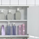 easycomfort easycomfort mobiletto bagno pensile con antine a specchio 55x17 5x60cm bianco