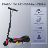 easycomfort easycomfort monopattino elettrico pieghevole altezza regolabile 82 93cm con freno velocita 12kmh nero