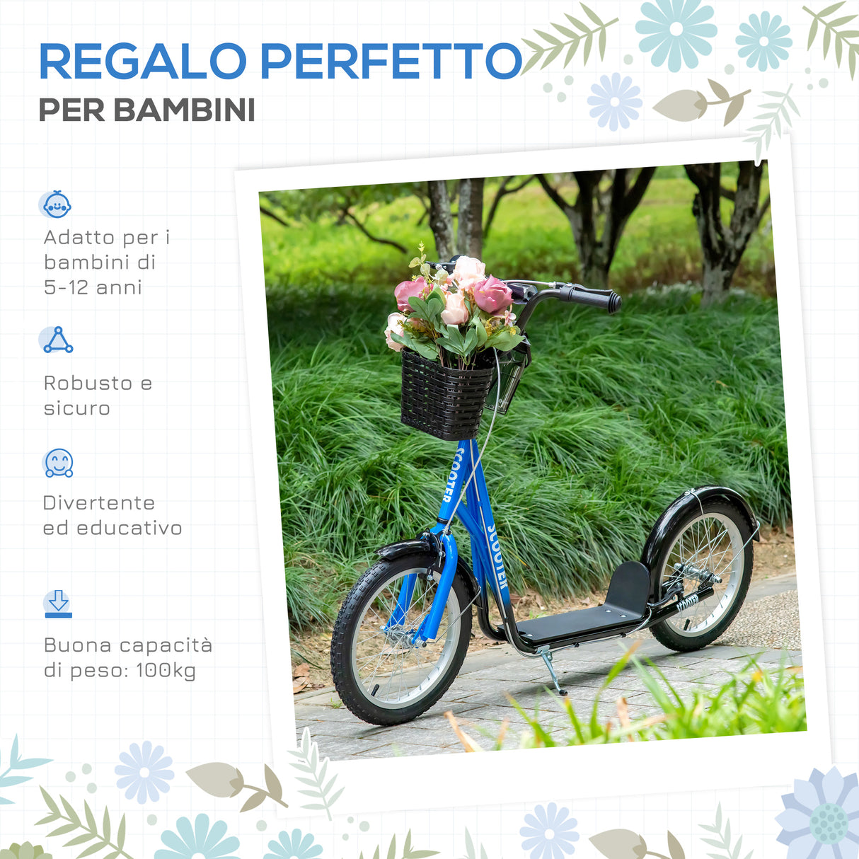 immagine-7-easycomfort-easycomfort-monopattino-per-bambini-con-ruote-grandi-2-freni-e-manubrio-regolabile-cestino-e-porta-borraccia-blu