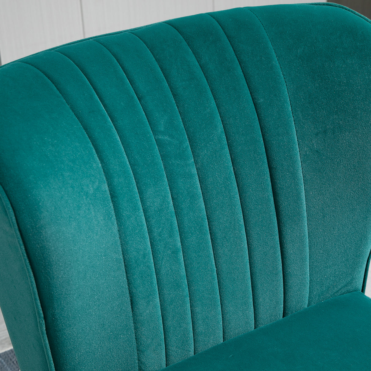 easycomfort easycomfort poltrona moderna in stile scandinavo imbottita e rivestita in tessuto vellutato 56x65 5x82 5cm verde