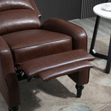 easycomfort easycomfort poltrona relax reclinabile 90 e 150 manuale per tv soggiorno camera design moderno in pelle 73x86x104cm ean 8055776911946