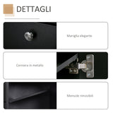 easycomfort easycomfort scarpiera salvaspazio regolabile mobile portascarpe con 8 scomparti legno 80 x 24 x 120cm nero ean 8054111844451