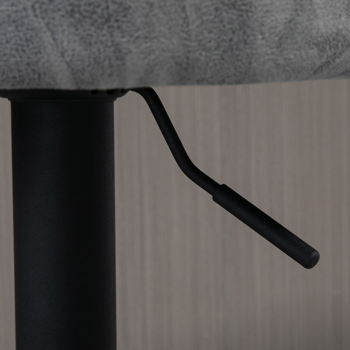 easycomfort easycomfort set 2 sgabelli da bar con altezza regolabile rivestimento finta pelle e schienale grigio chiaro