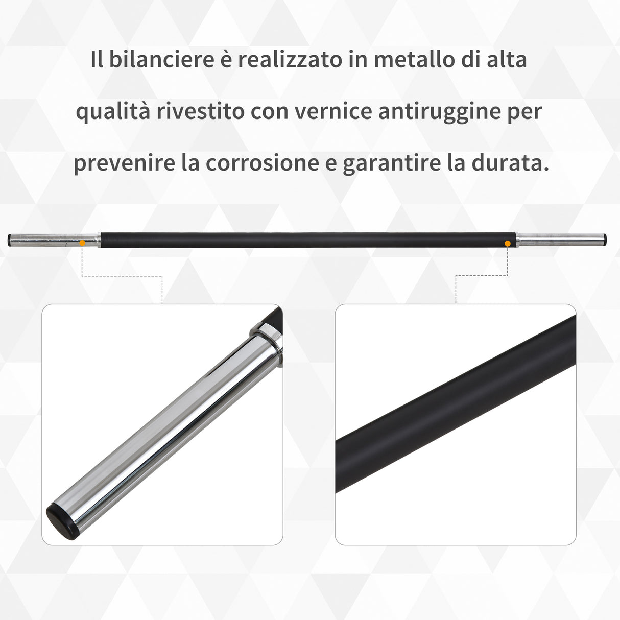 immagine-7-easycomfort-easycomfort-set-bilanciere-e-dischi-bilanciere-palestra-con-pesi-20kg-in-acciaio-e-tpu-con-clip-a-molla-nero