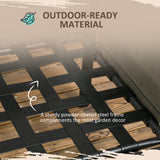 easycomfort easycomfort set da giardino 4 pezzi con 2 divanetti poltrona angolare e tavolino da caffe in vetro temperato