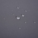 easycomfort easycomfort set mobili da giardino 2 poltrone 2 poggiapiedi 1 tavolino in vetro temperato rattan grigio