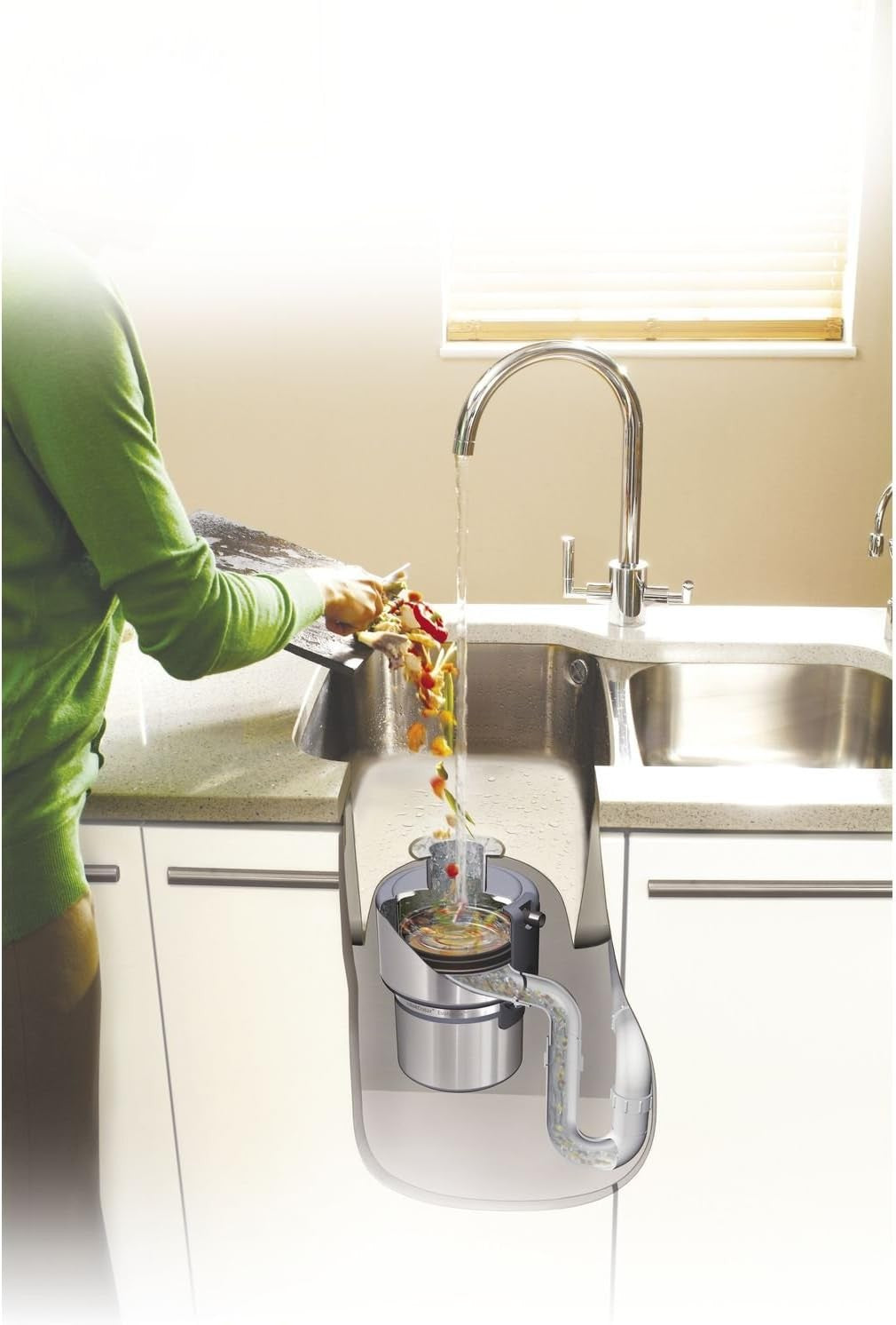 in sink erator dissipatore di rifiuti alimentari tritarifiuti insinkerator serie m mod 56