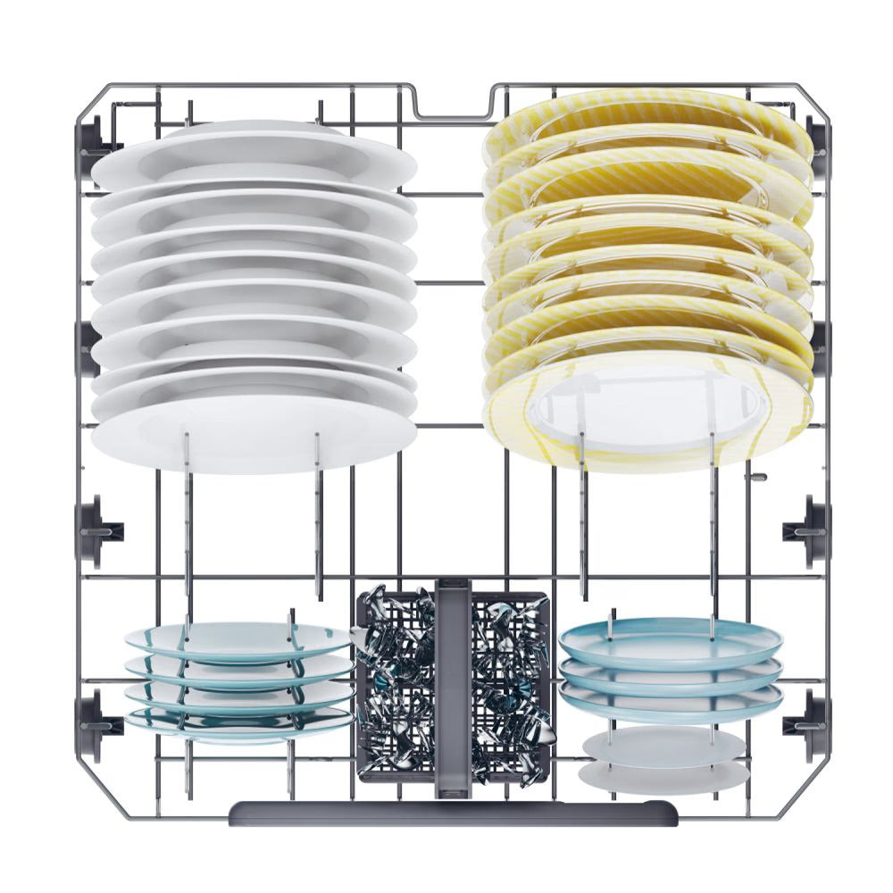 lavastoviglie a libera installazione candy rapido cf 4e7l0x 14 coperti classe e a81 8xl59 7xp59 8 acciaio inossidabile controllo remoto wi fi + ble