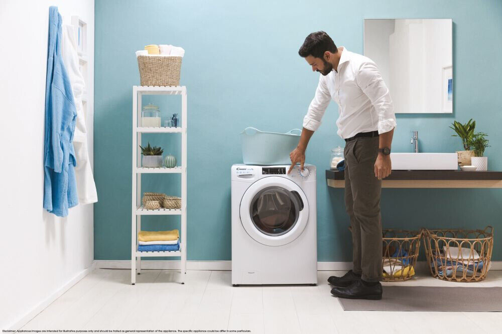 lavatrice slim a carico frontale candy cso44 1285te 2 s l60xp52xa85 8 kg 1200 giri classe energetica d wi fi + ble 
