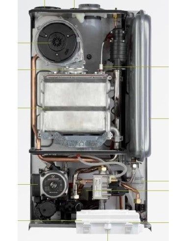 caldaia a gas beretta ciao green 29 csi a condensazione completa di kit scarico fumi gpl new erp