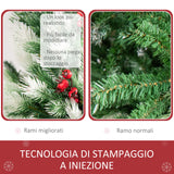 immagine-8-easycomfort-easycomfort-albero-di-natale-artificiale-180cm-innevato-con-neve-finta-e-bacche-rosse