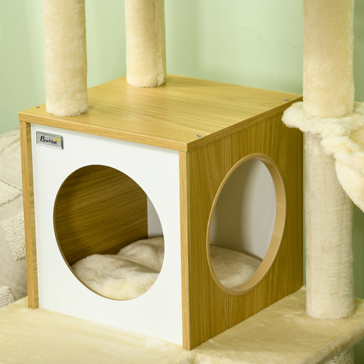 immagine-8-easycomfort-easycomfort-albero-per-gatti-con-casetta-tiragraffi-per-gatti-posatoio-e-paletto-48-5x48-5x141-5-cm-beige