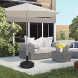 easycomfort easycomfort base per ombrellone da giardino di diametro 38 48 mm con riempimento laterale 48 5x36 cm