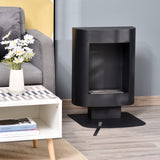 easycomfort easycomfort camino a bioetanolo con serbatoio da 1 5l copertura fino 20 46 5x53x65cm nero