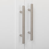 easycomfort easycomfort carrello da cucina con cassetto portaspezie armadietto e 4 ruote 109x40x89cm bianco