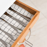 easycomfort easycomfort carrello da cucina in legno marrone con 1 cassetto e 4 cestelli metallici