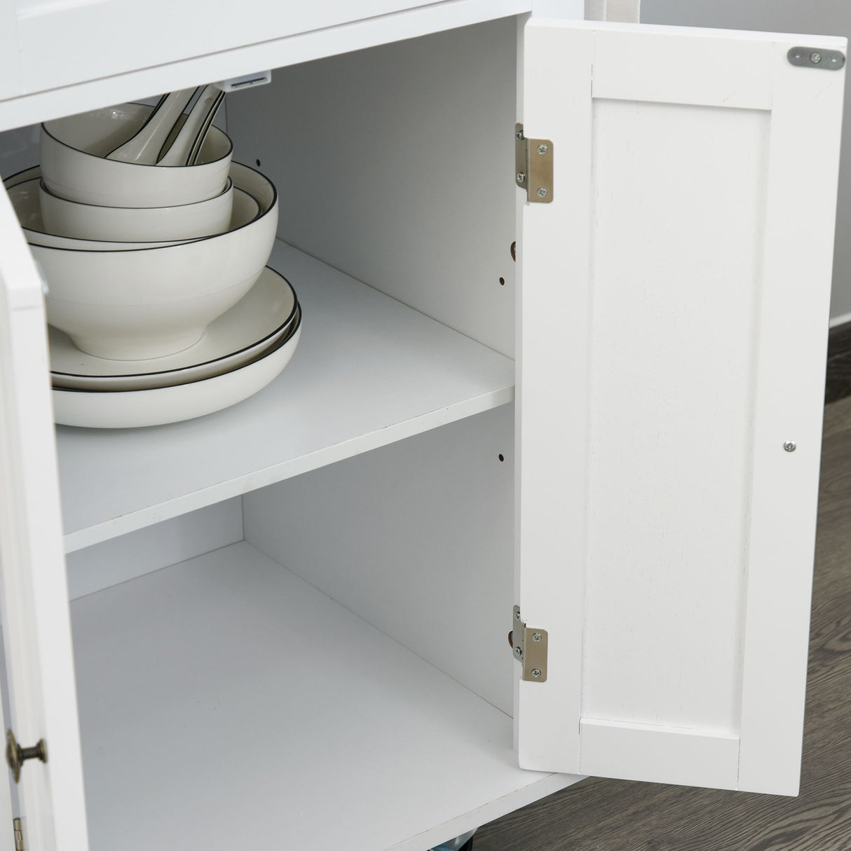 immagine-8-easycomfort-easycomfort-carrello-da-cucina-portavivande-con-cassetti-armadietti-portaspezie-e-4-ruote-legno-111x44-5x82-5cm-bianco