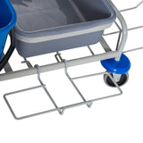 easycomfort easycomfort carrello per pulizie professionale multiuso con 4 secchi rotelle borsa di tela 118 73 103cm ean 8055776915579