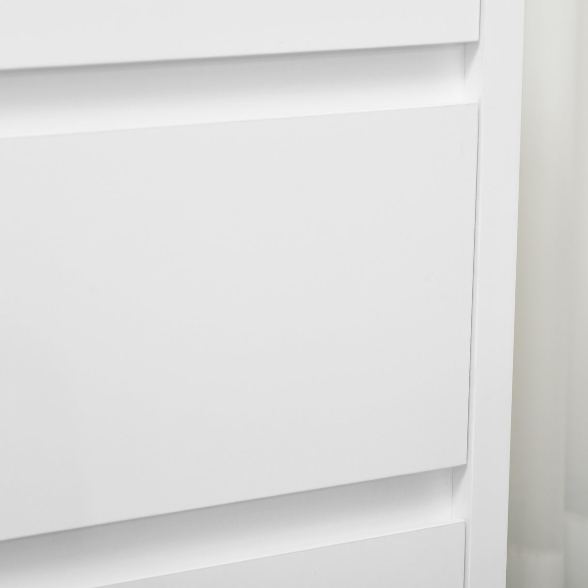 easycomfort easycomfort cassettiera a 3 cassetti in truciolato bianco per camera da letto studio e soggiorno 70lx37x75cm