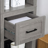 immagine-8-easycomfort-easycomfort-colonna-bagno-in-truciolato-con-5-ripiani-aperti-e-un-cassetto-42x30x170-cm-grigio