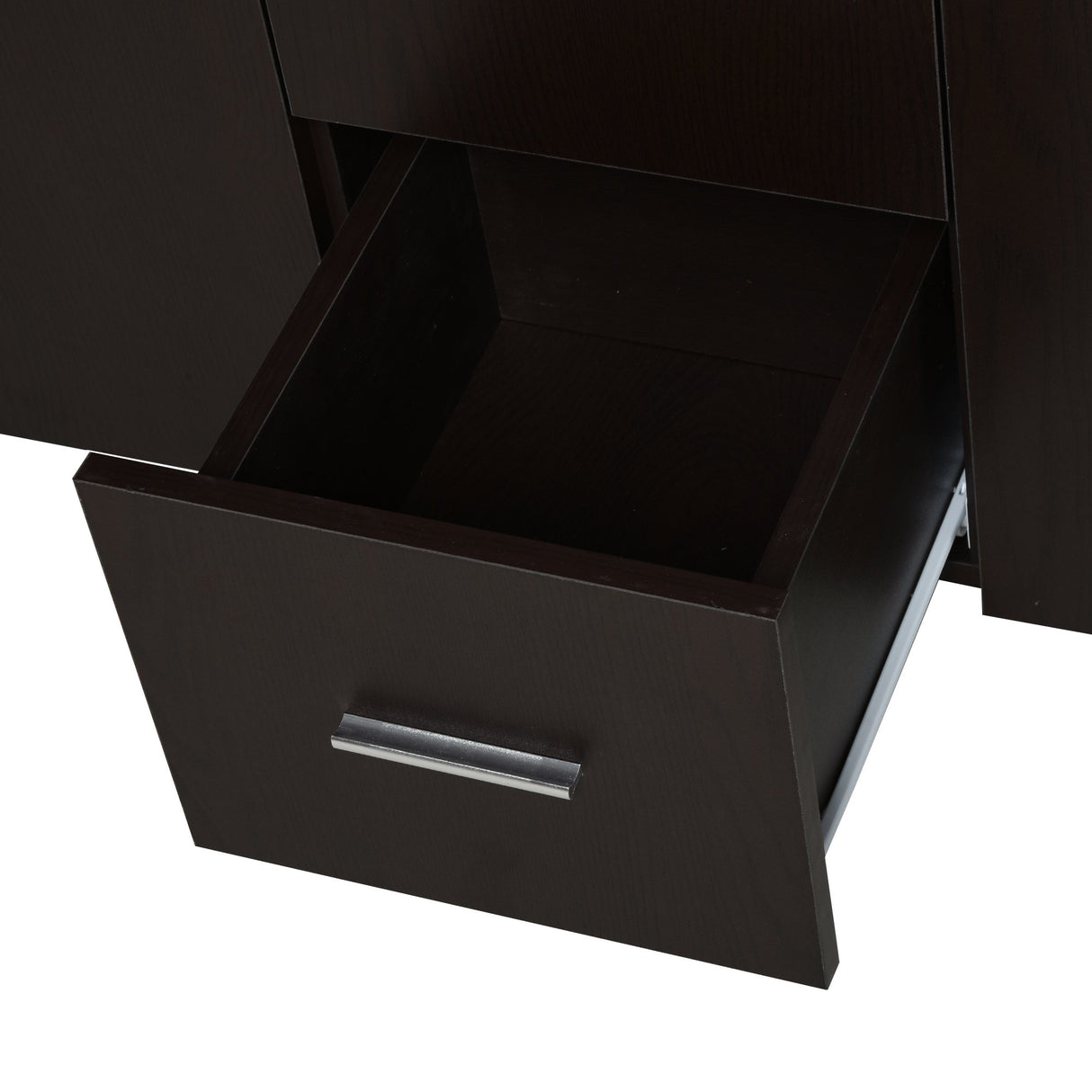 easycomfort easycomfort credenza in stile classico per sala da pranzo con 2 ante 3 cassetti e 3 ripiani in legno scuro 120 x 38 x 84cm ean 8054111848381