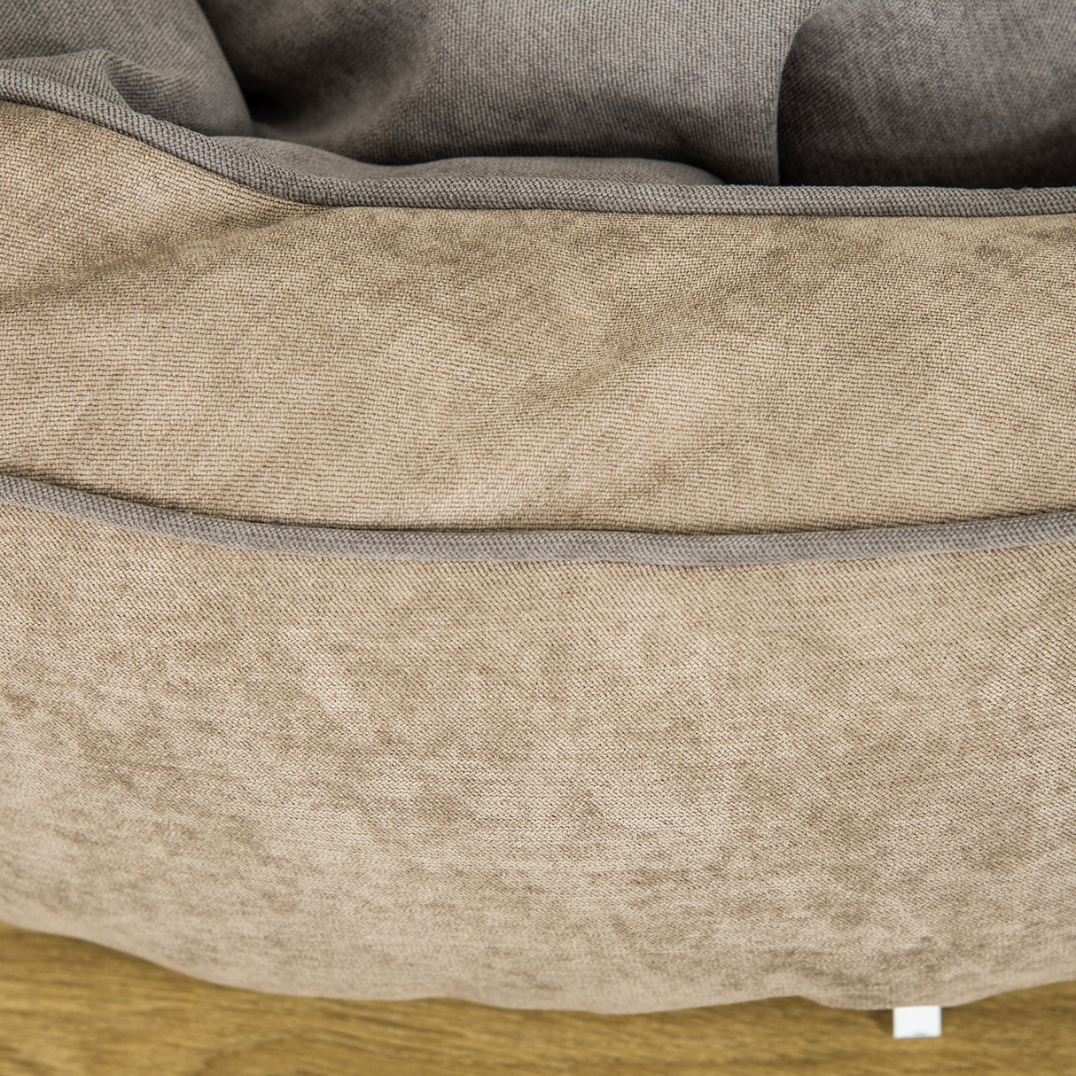 immagine-8-easycomfort-easycomfort-cuccia-per-cani-imbottita-con-cuscino-e-bordi-rialzati-rivestimento-in-tessuto-85x85x35cm-grigio