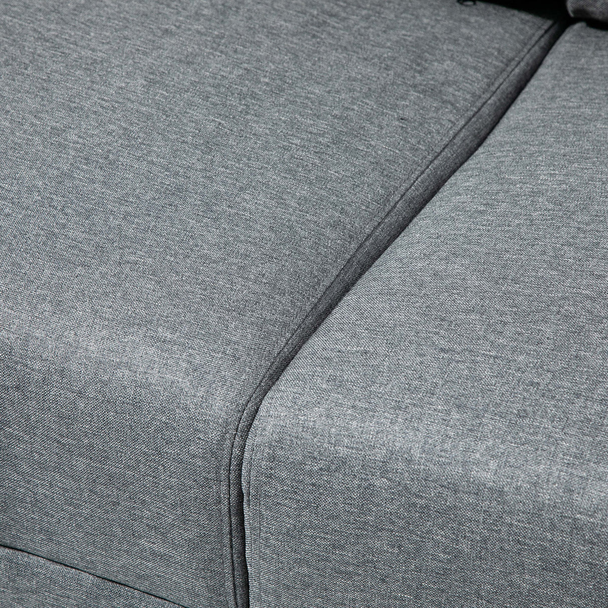 easycomfort easycomfort divano 3 posti economico per casa e ufficio con 4 gambe in metallo divano con braccioli imbottiti tessuto effetto lino grigio