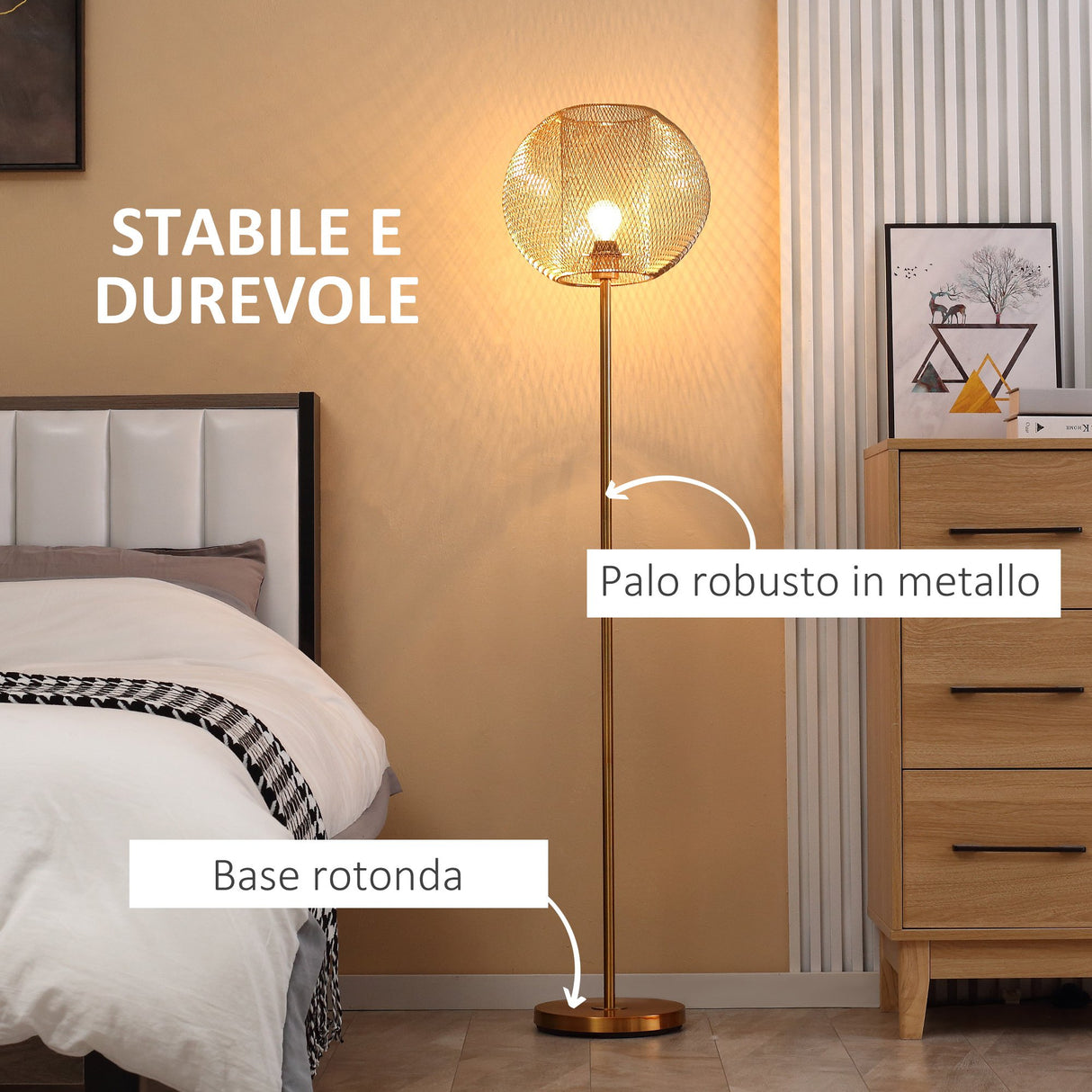 immagine-8-easycomfort-easycomfort-lampada-da-terra-moderna-in-metallo-con-paralume-dal-design-sferico-e27-40w-35x150cm-oro